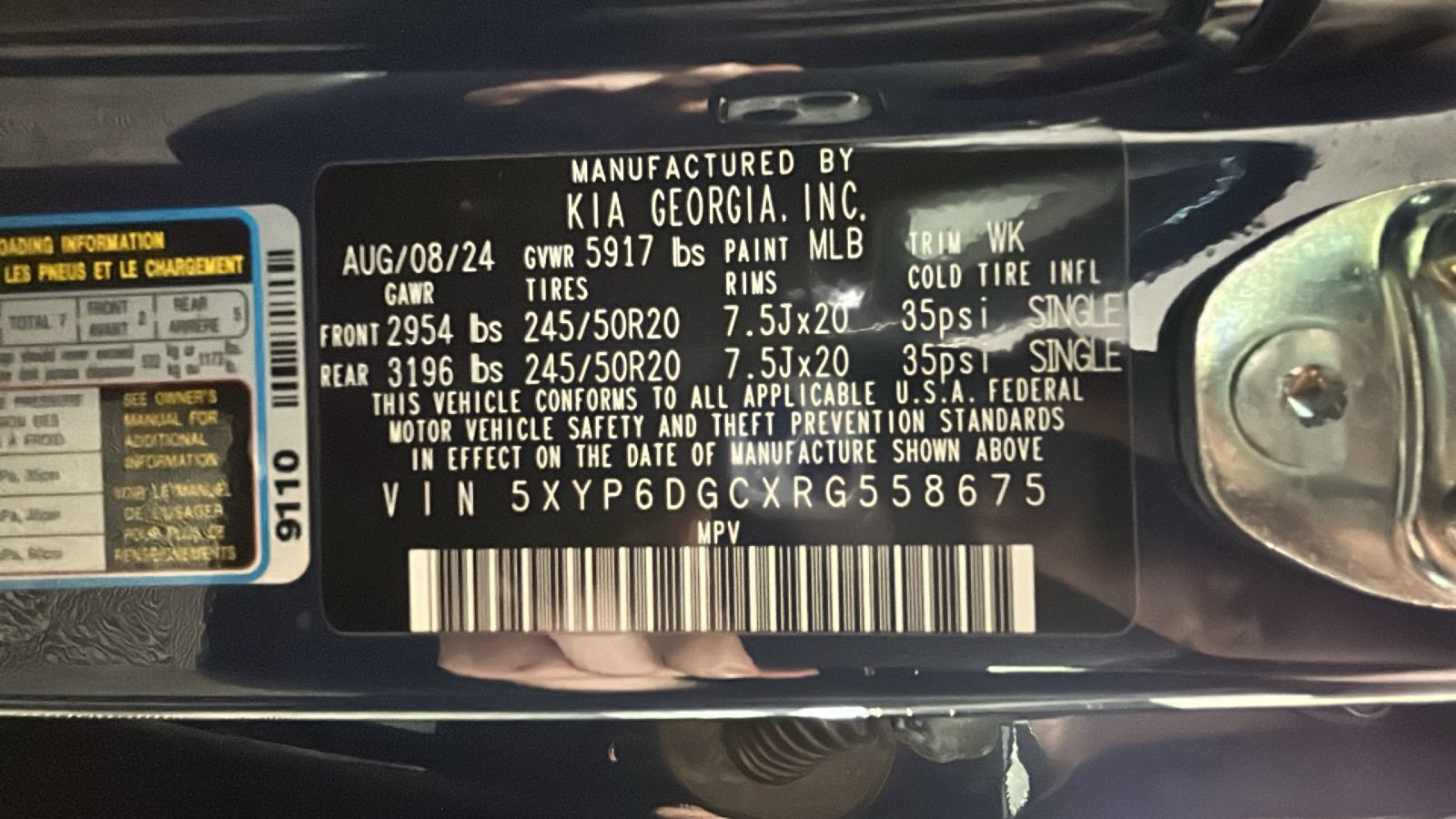 Used 2024 Kia Telluride S AWD/4WD image 12