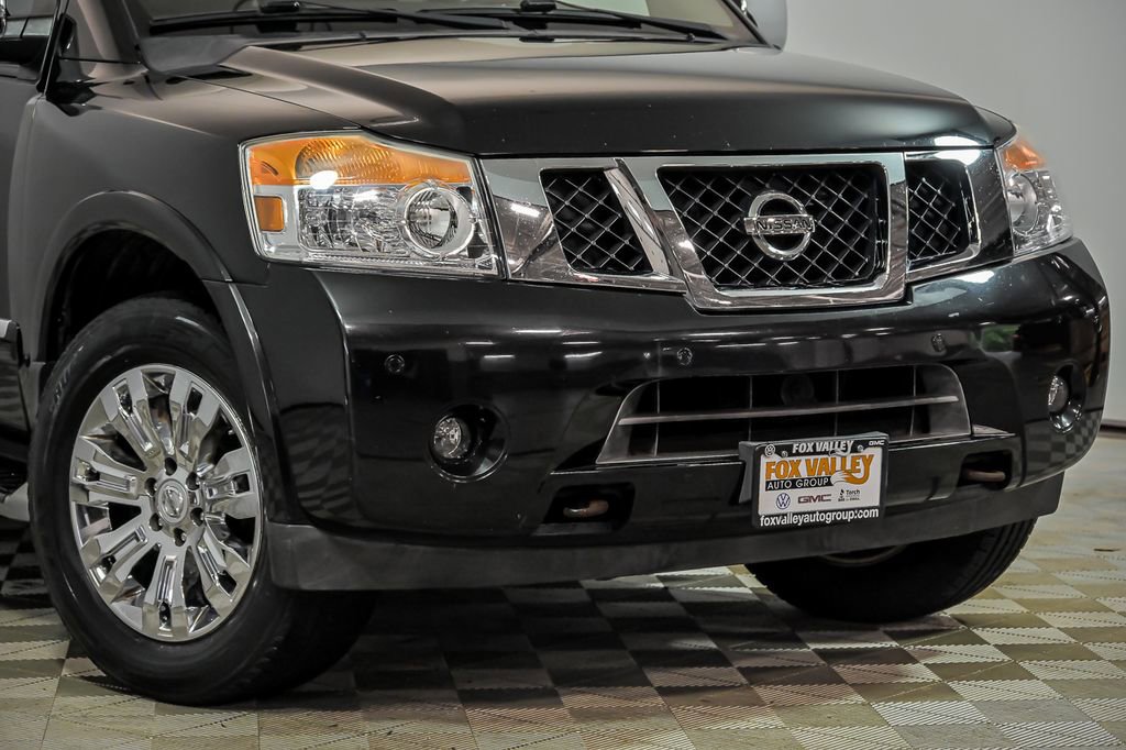 Used 2015 Nissan Armada Platinum w/ 2nd Row Captain Seat Package AWD/4WD image 2