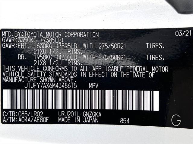 Certified 2021 Lexus LX 570 4WD w/ Luxury Package image 24