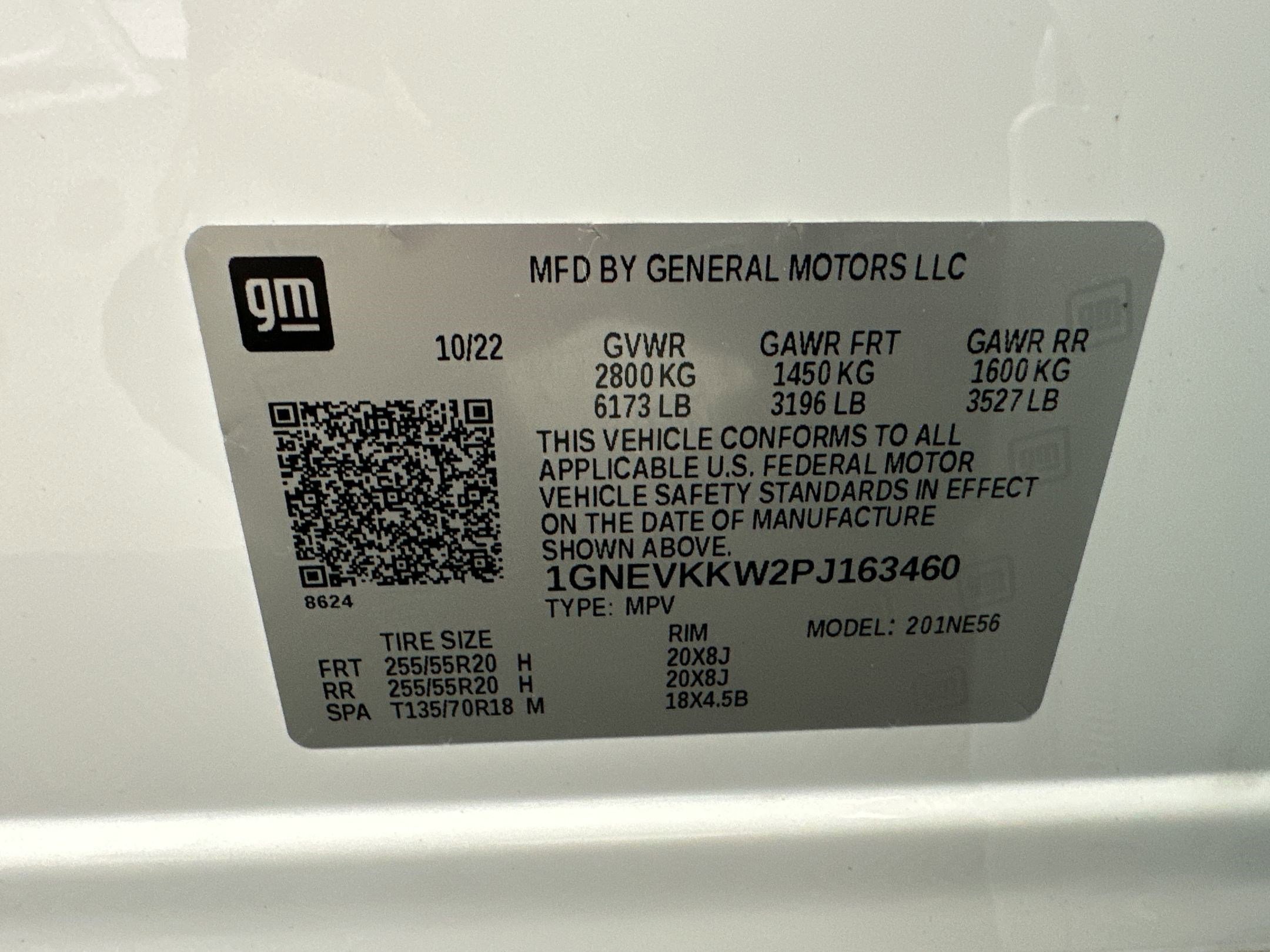 Certified 2023 Chevrolet Traverse Premier w/ LPO, Floor Liner Package AWD/4WD image 20