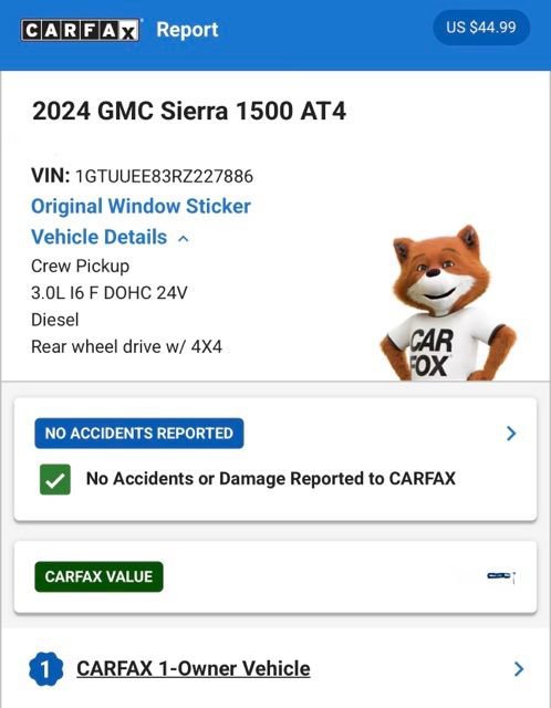 Used 2024 GMC Sierra 1500 AT4 w/ Technology Package AWD/4WD image 40