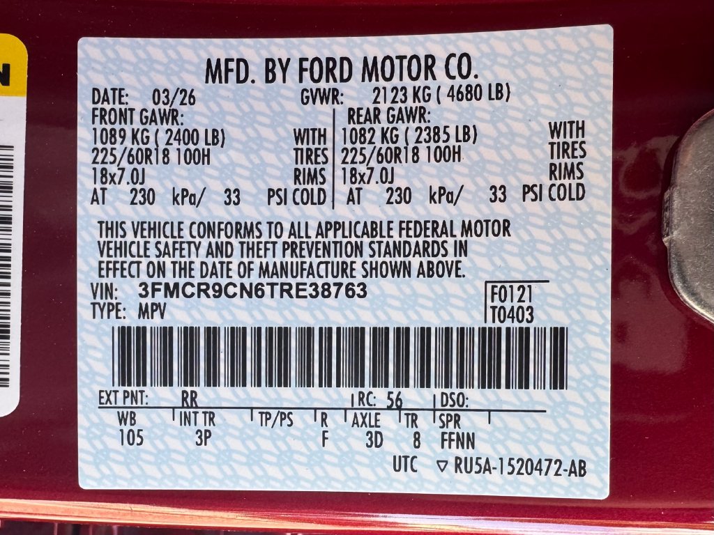 Used 2026 Ford Bronco Sport Outer Banks AWD/4WD image 12