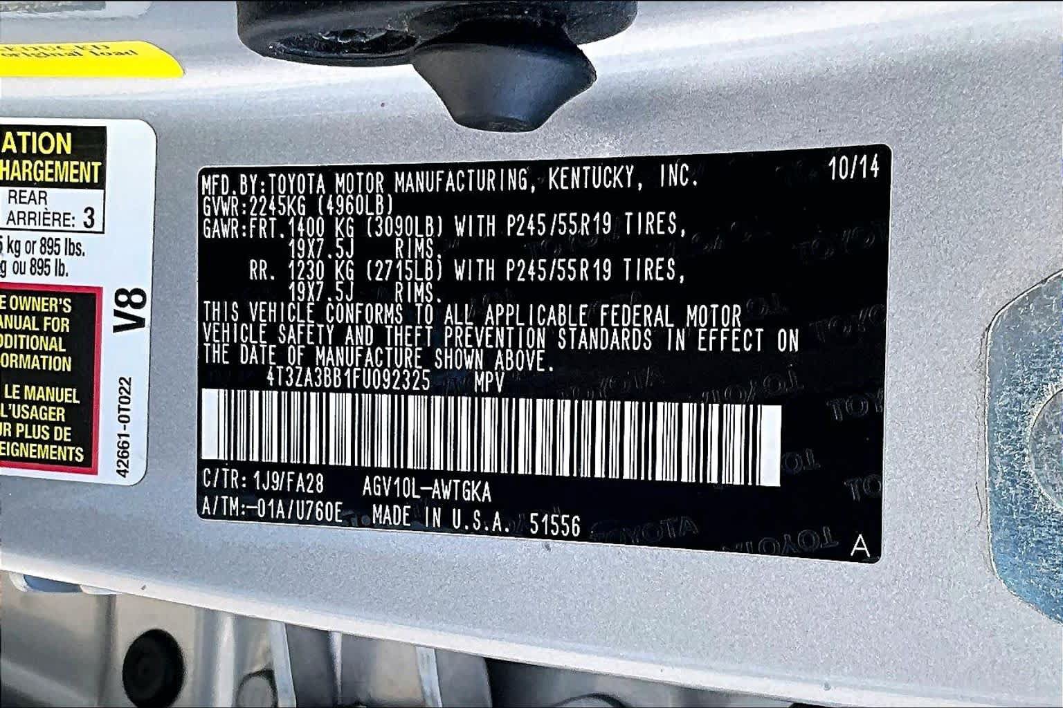 Used 2015 Toyota Venza LE FWD image 34