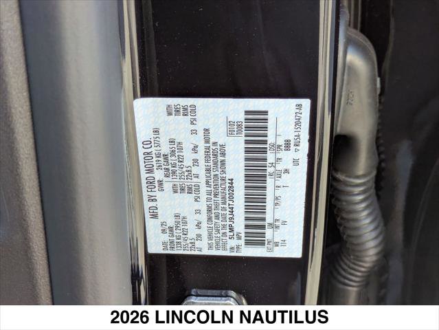 New 2026 Lincoln Nautilus Black Label w/ Jet Appearance Package AWD/4WD image 15