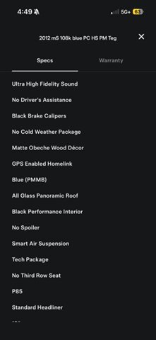 Used 2012 Tesla Model S RWD image 37