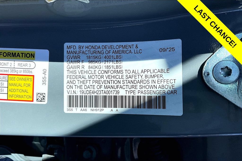 Certified 2026 Acura Integra FWD image 35