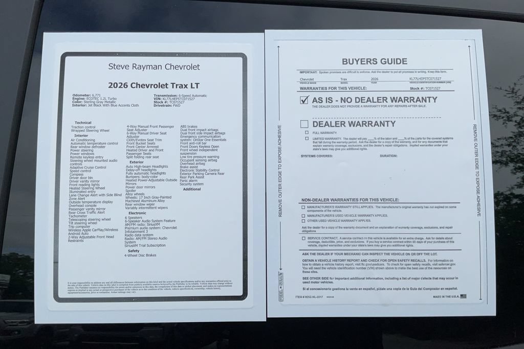 Certified 2026 Chevrolet Trax LT w/ Driver Confidence Package FWD image 26