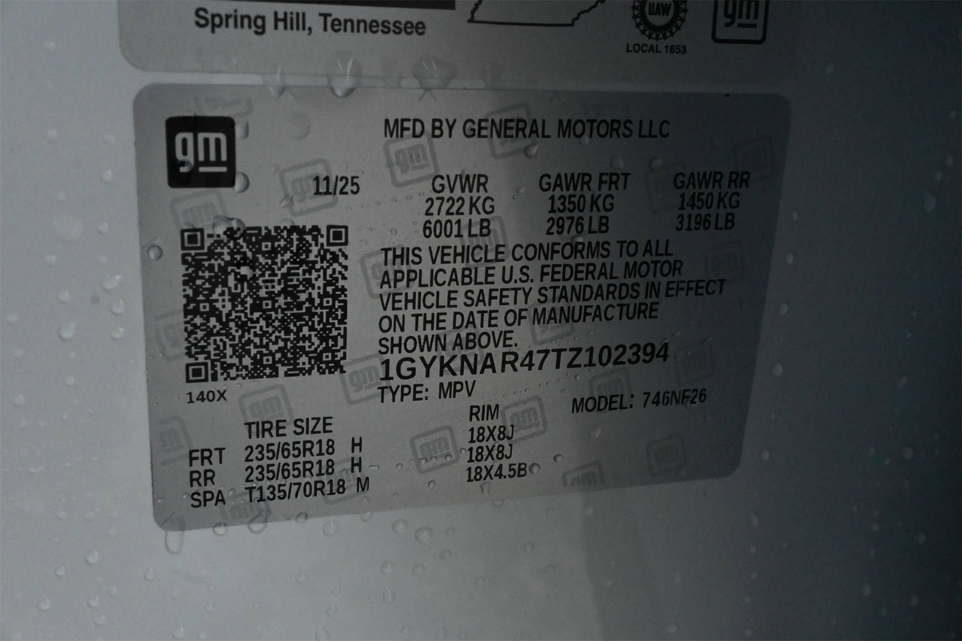 New 2026 Cadillac XT5 Luxury w/ LPO, Floor Liner Package image 30