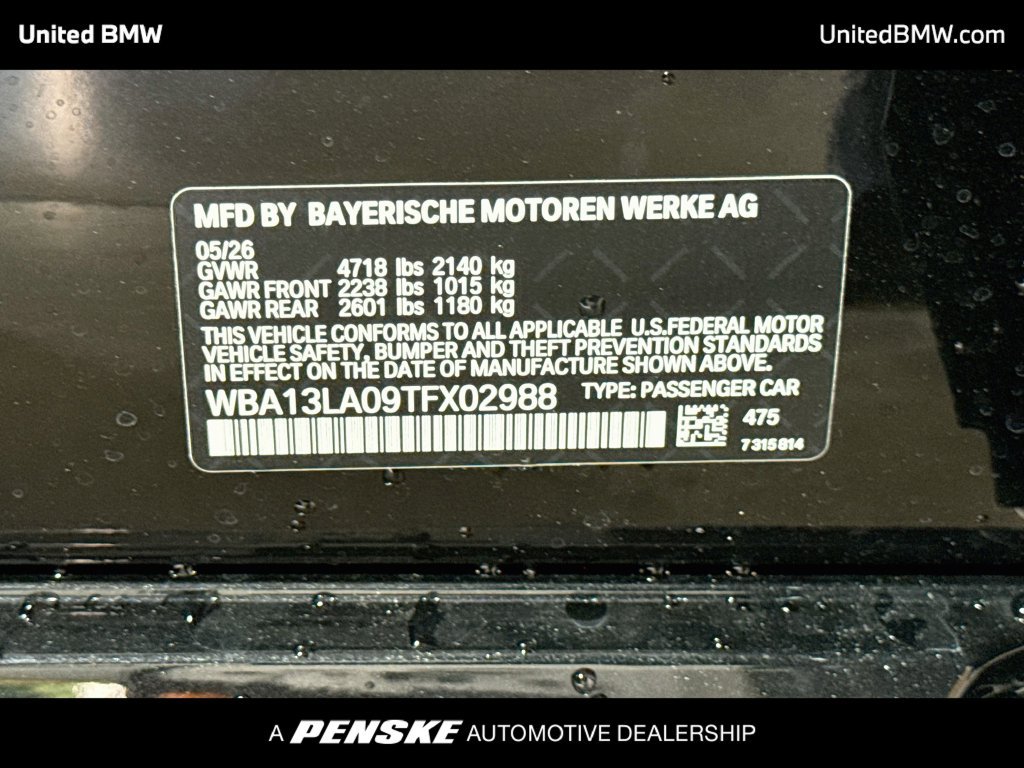 New 2026 BMW 330i Sedan w/ M Sport Package RWD image 22