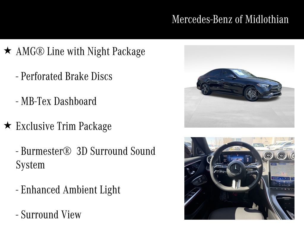 Used 2025 Mercedes-Benz C 300 4MATIC Sedan image 12