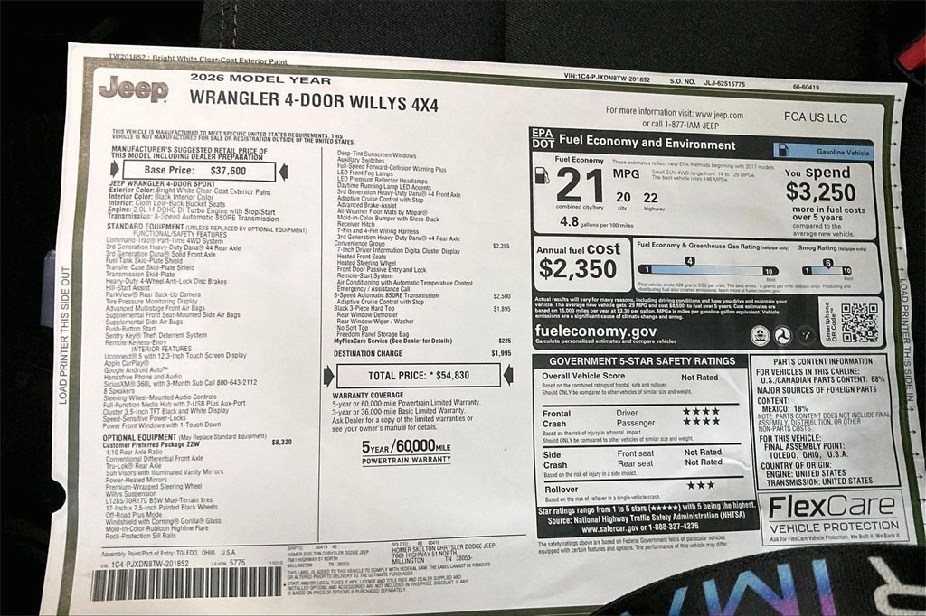 New 2026 Jeep Wrangler Willys image 14