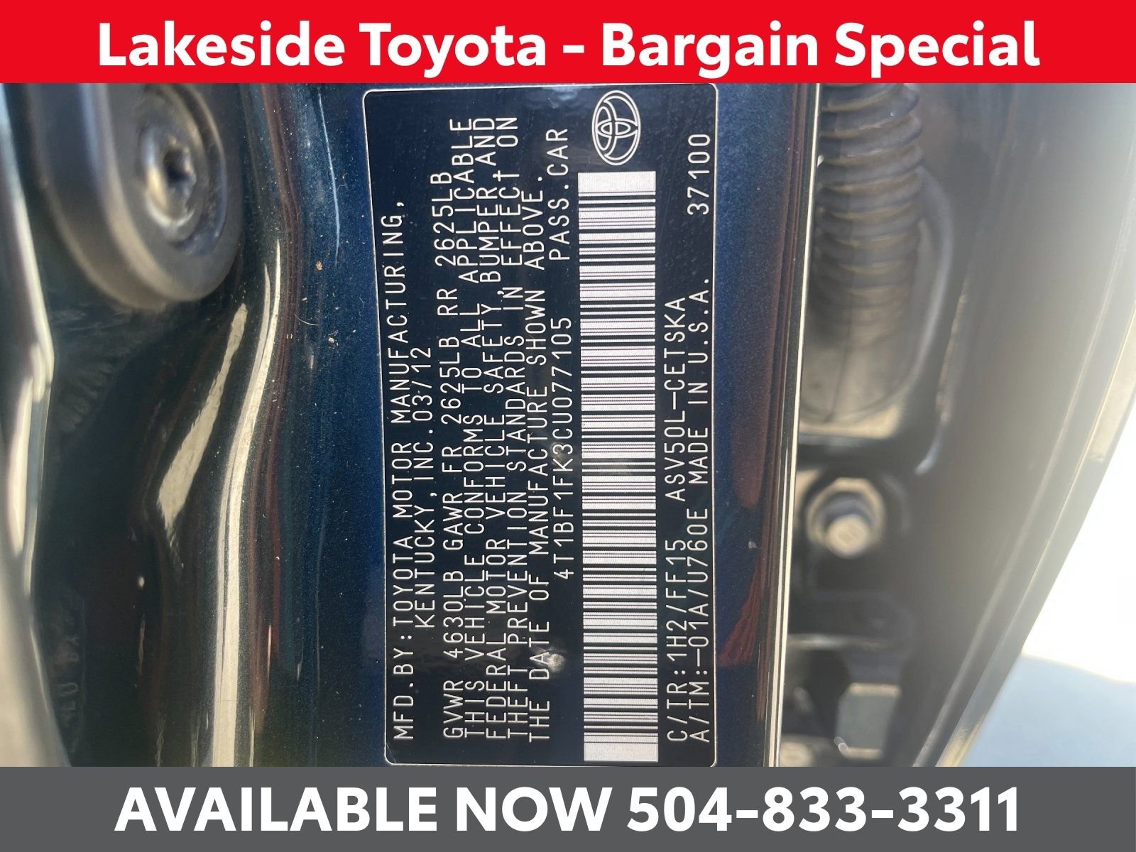 Used 2012 Toyota Camry SE image 34