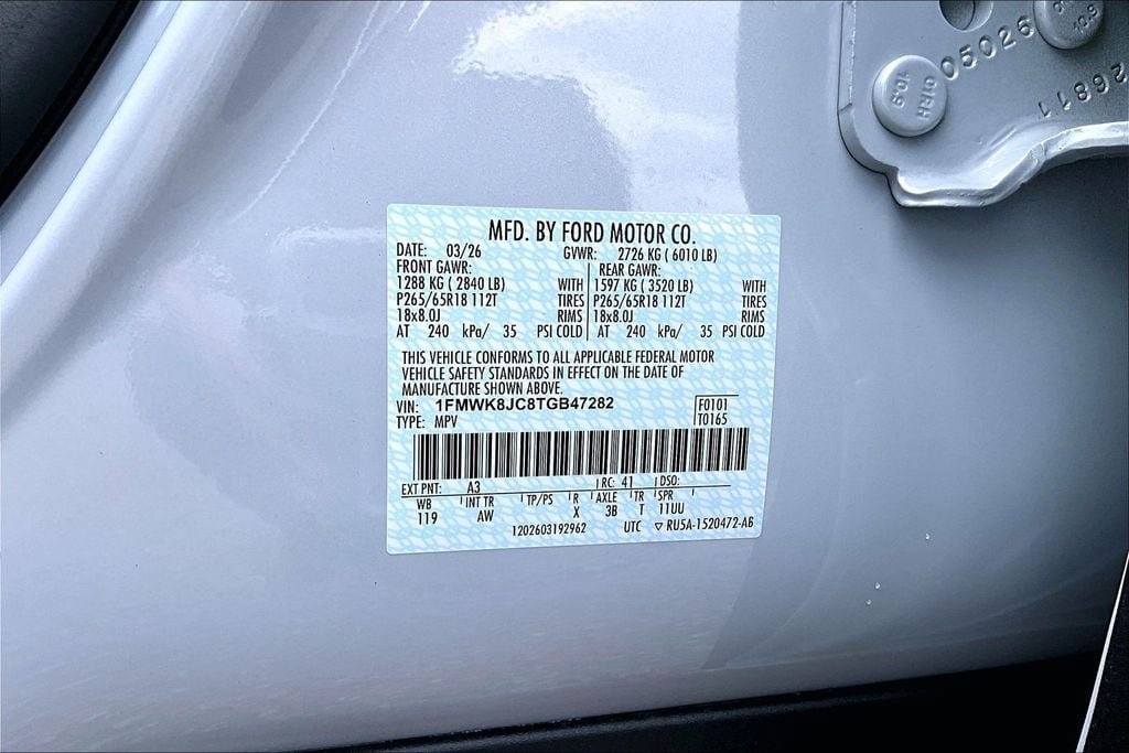 Certified 2026 Ford Explorer Tremor w/ Tremor Ultimate Package AWD/4WD image 18