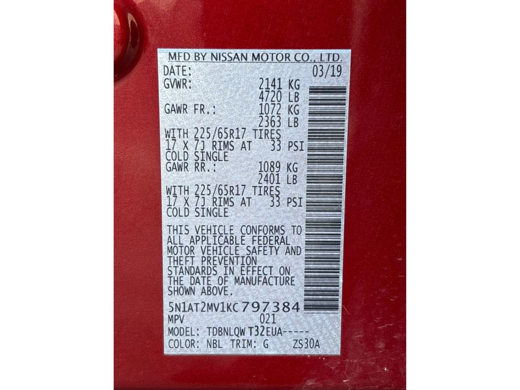 Used 2019 Nissan Rogue SV image 17