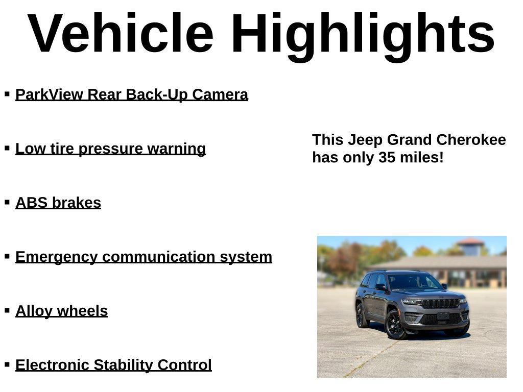 Used 2025 Jeep Grand Cherokee Altitude AWD/4WD image 31