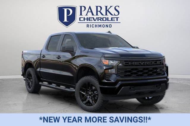 New 2026 Chevrolet Silverado 1500 Custom w/ Turbomax Blackout Package