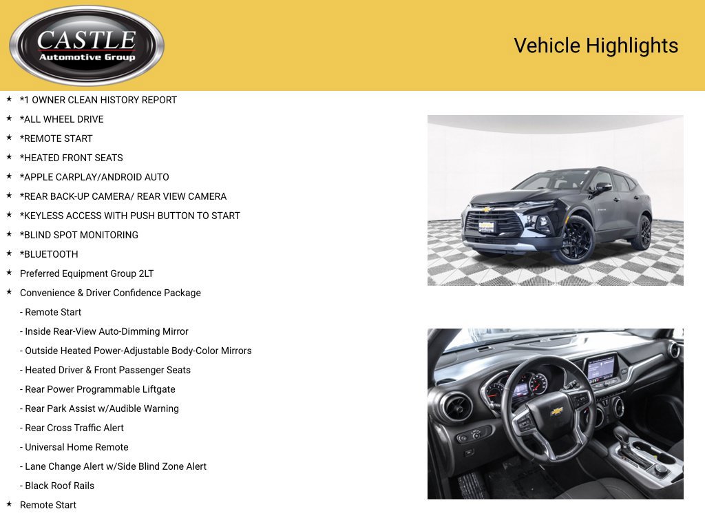 Used 2022 Chevrolet Blazer LT AWD/4WD image 3