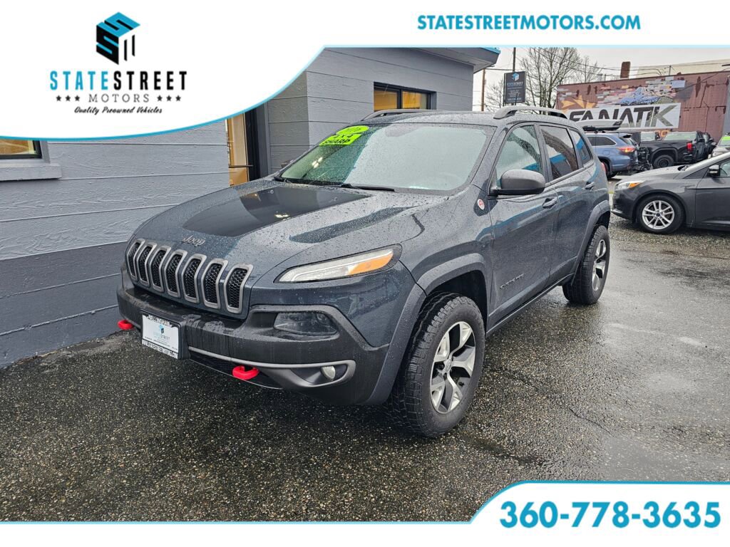 Used 2016 Jeep Cherokee Trailhawk w/ Leather Interior Group