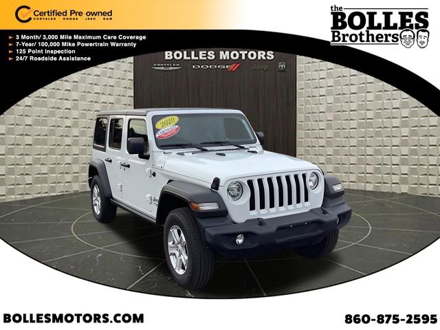 Certified 2020 Jeep Wrangler Unlimited Sport S