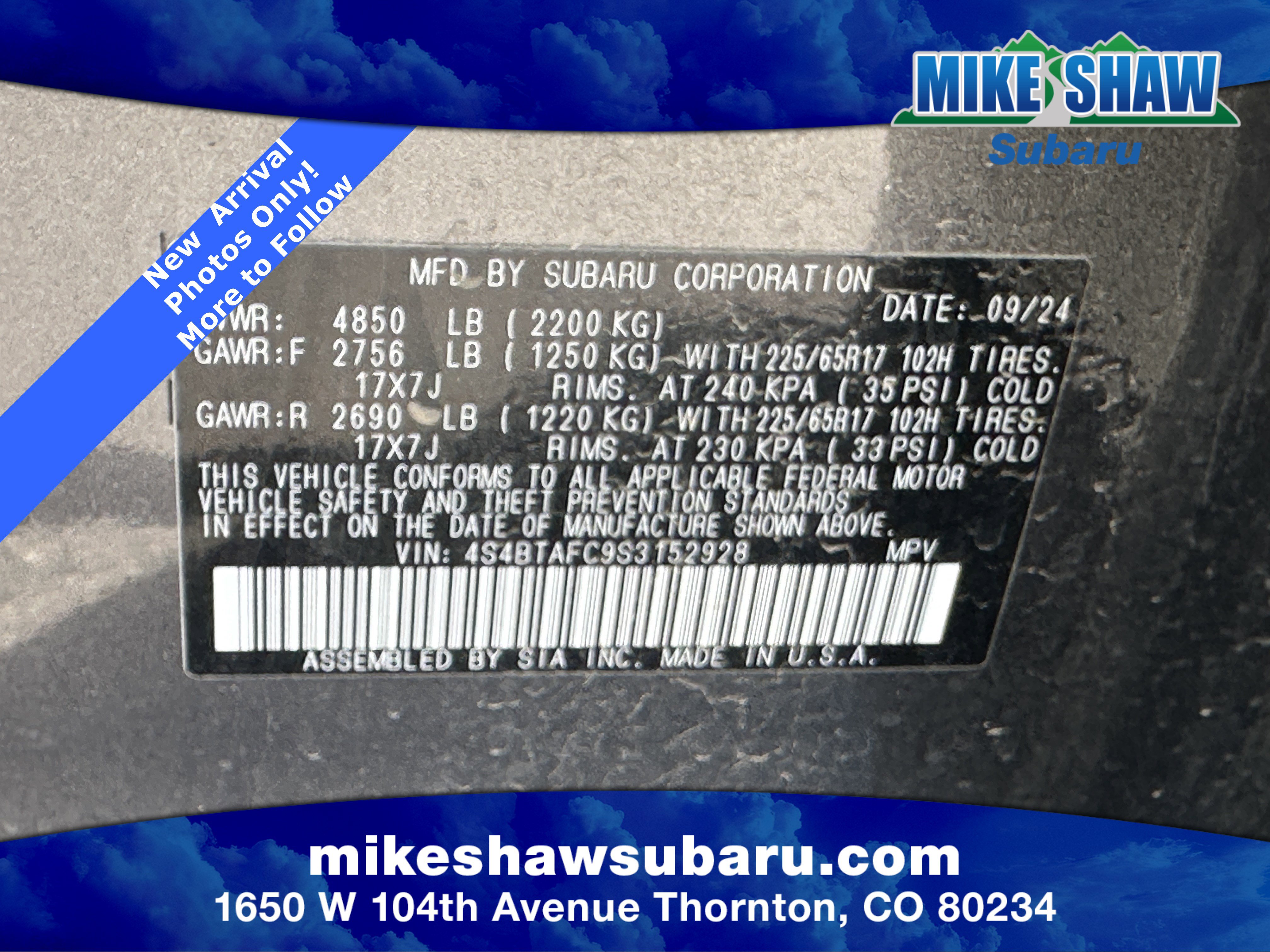 Certified 2025 Subaru Outback Premium w/ Popular Package #1A image 32