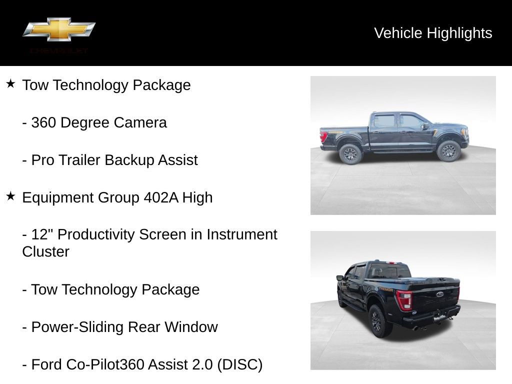 Used 2022 Ford F150 Tremor w/ Equipment Group 402A High image 16