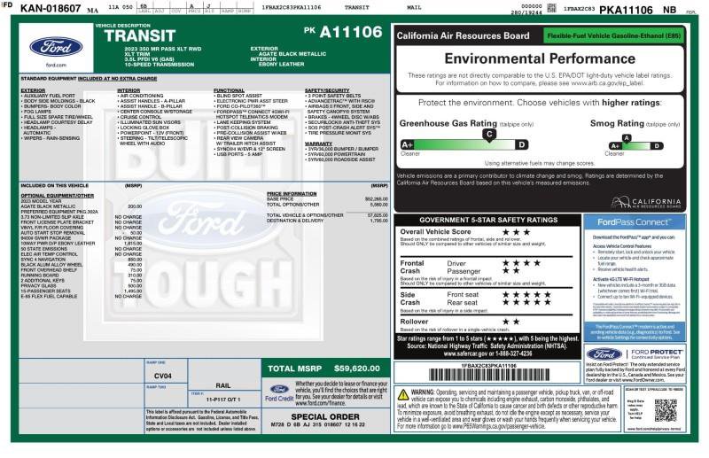 Used 2023 Ford Transit 350 XLT image 8