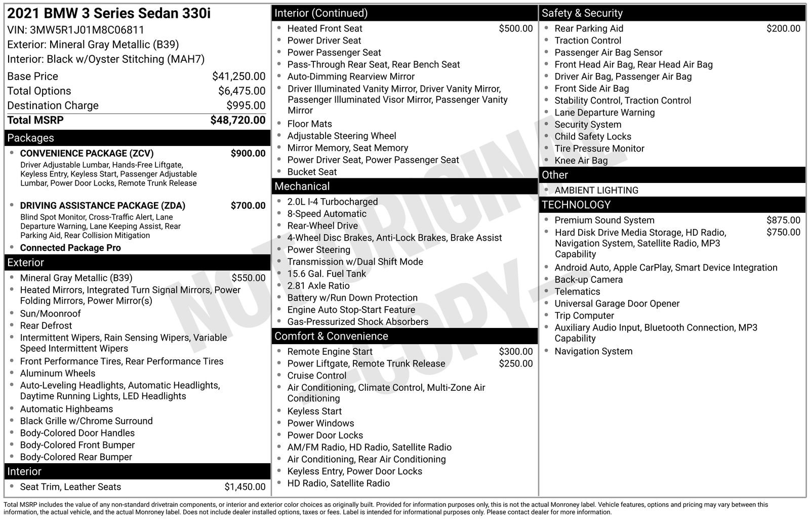 Used 2021 BMW 330i Sedan w/ Convenience Package image 13