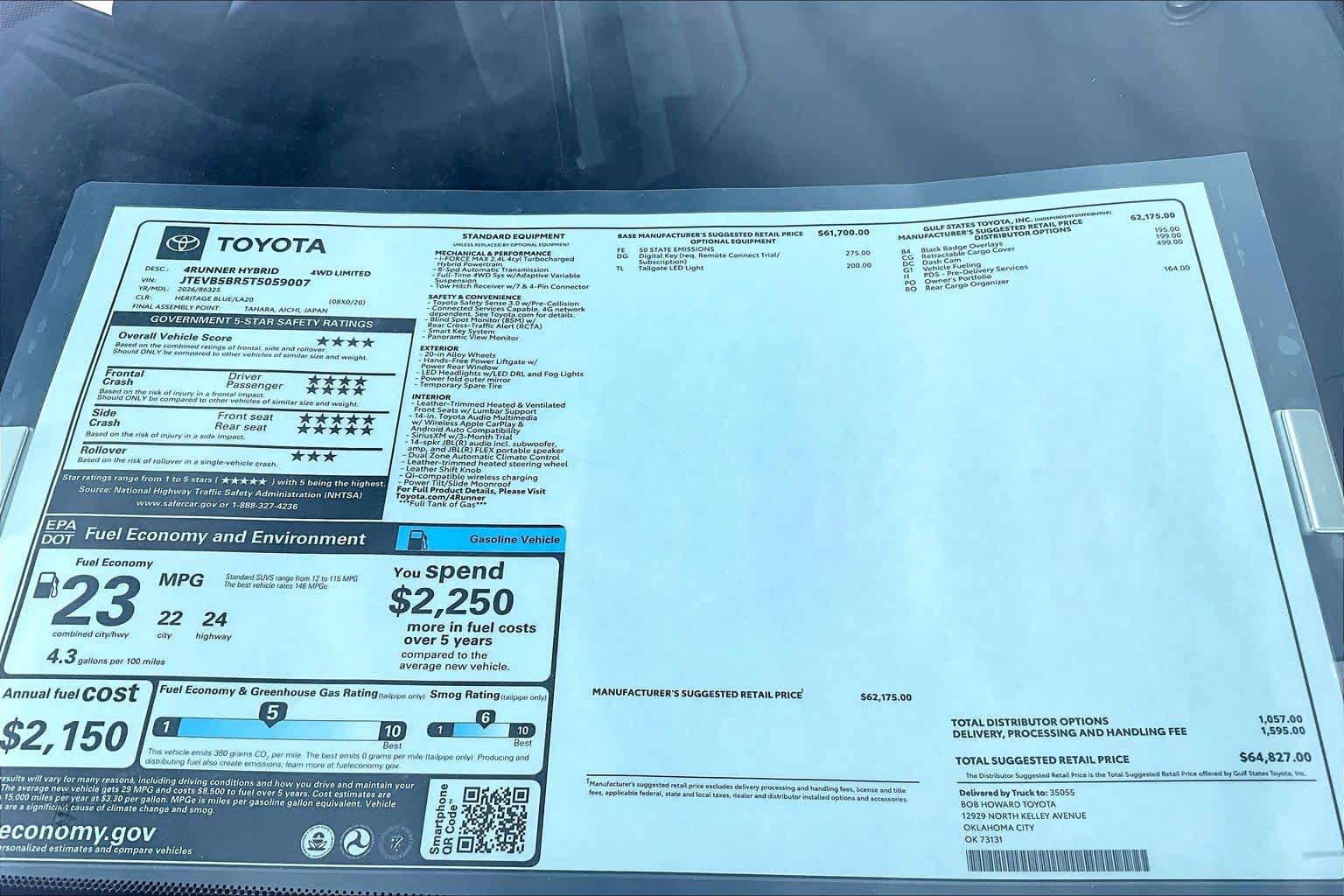 New 2026 Toyota 4Runner Limited AWD/4WD image 21