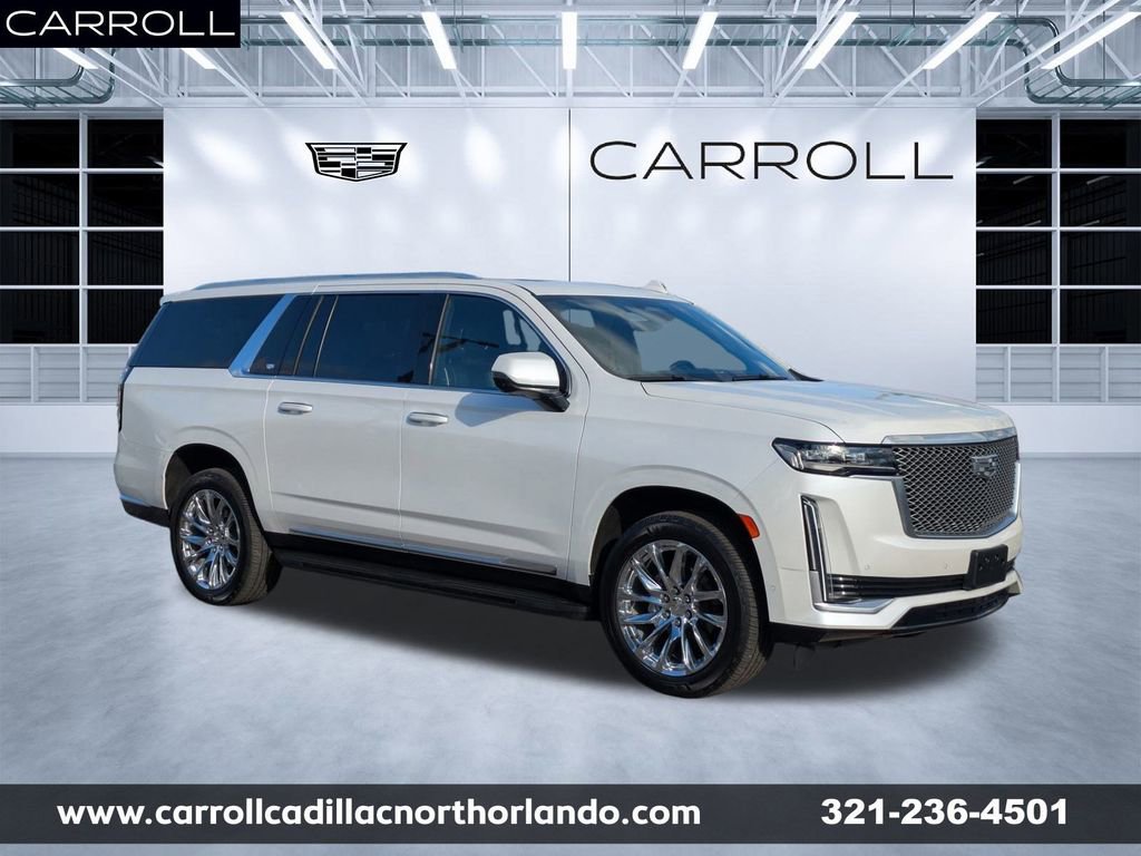 Used 2021 Cadillac Escalade ESV Premium Luxury w/ LPO, Radiant Package image 1