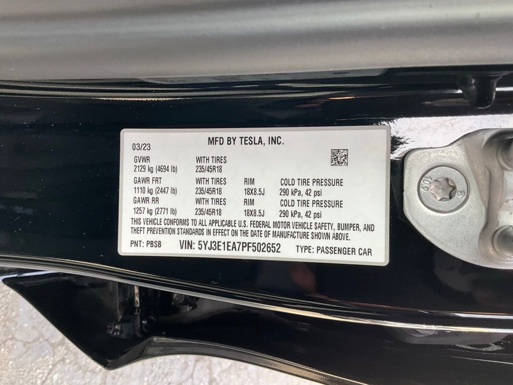 Used 2023 Tesla Model 3 Standard Range RWD image 22