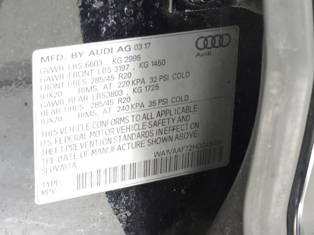 Used 2017 Audi Q7 3.0T Prestige w/ Prestige Package AWD/4WD image 37