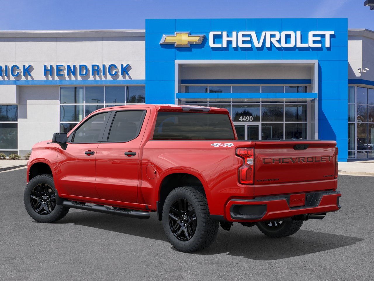 New 2026 Chevrolet Silverado 1500 Custom w/ Turbomax Blackout Package AWD/4WD image 5