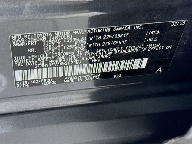 Certified 2025 Toyota RAV4 LE image 30