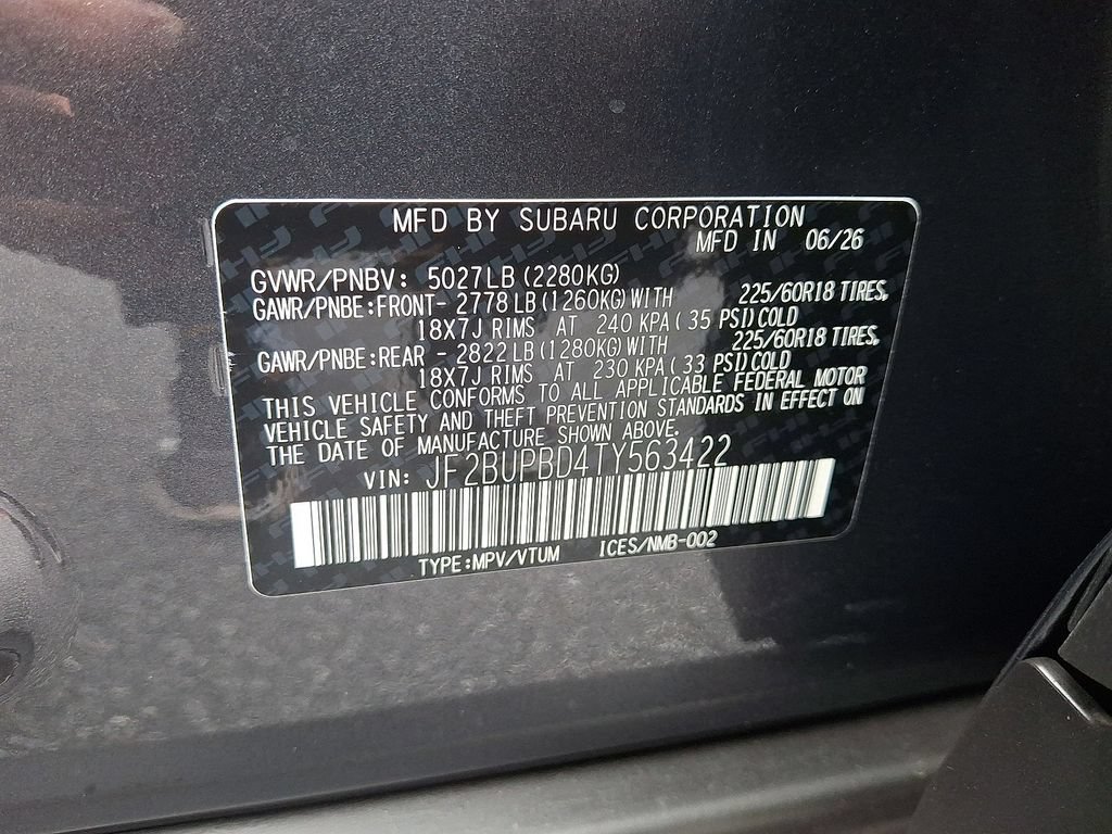 New 2026 Subaru Outback Premium AWD/4WD image 18