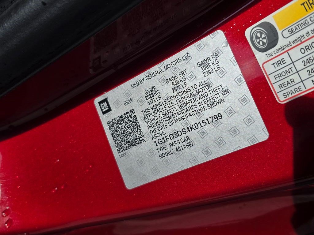 Used 2019 Chevrolet Camaro LT RWD image 19