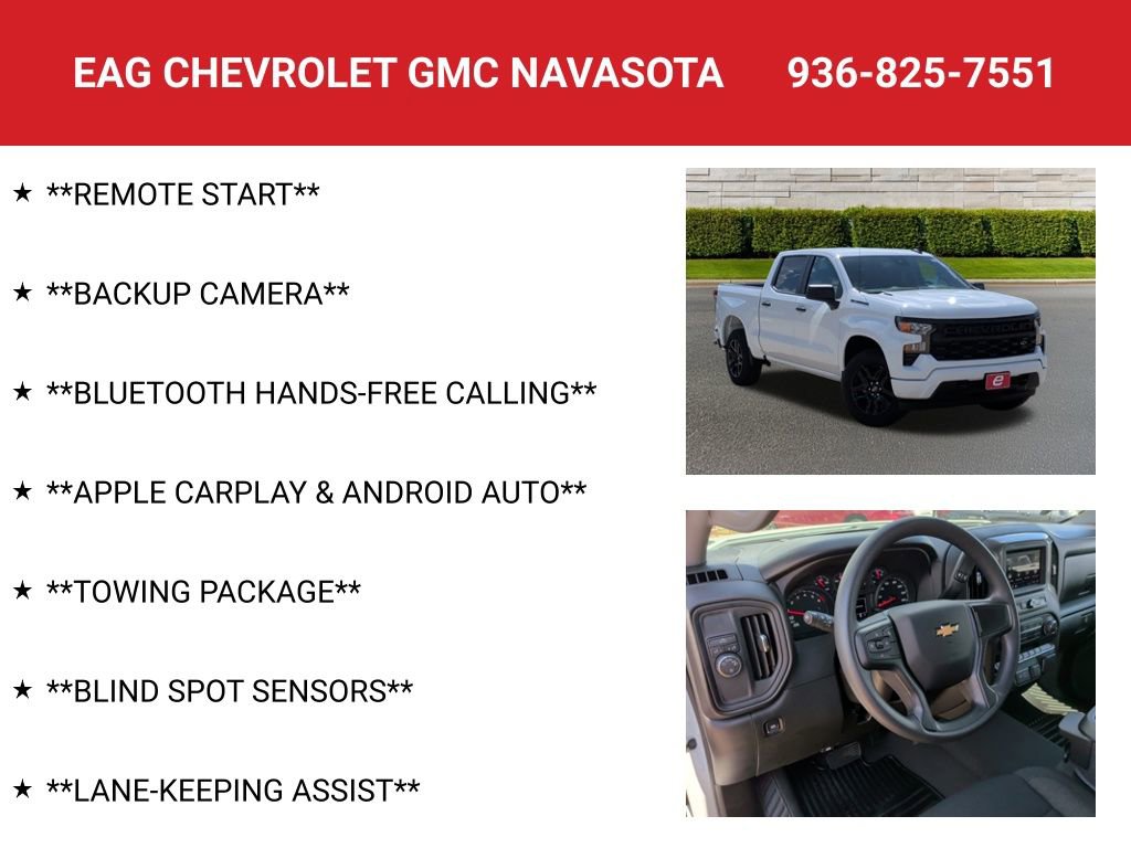 New 2026 Chevrolet Silverado 1500 Custom w/ LPO, Dark Essentials Package RWD image 4
