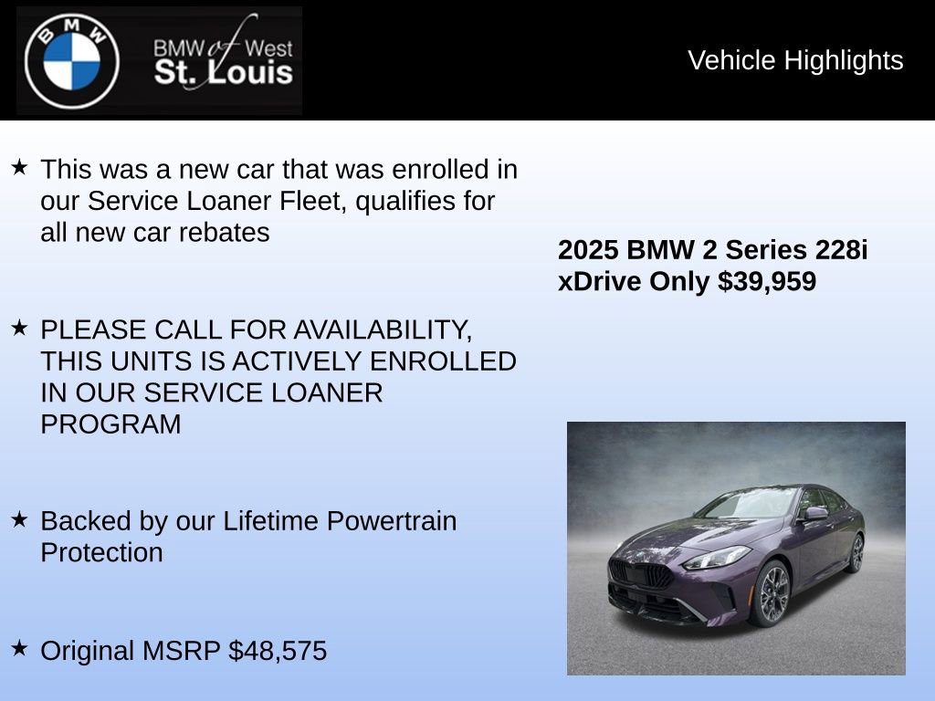 Used 2025 BMW 228i xDrive w/ Premium Package image 8