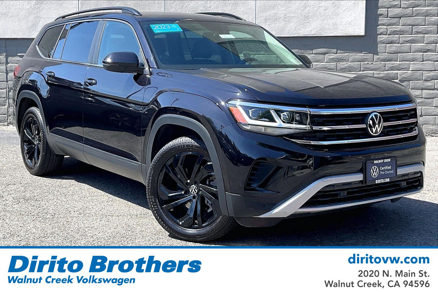 Certified 2023 Volkswagen Atlas SE w/ Panoramic Sunroof Package FWD image 1