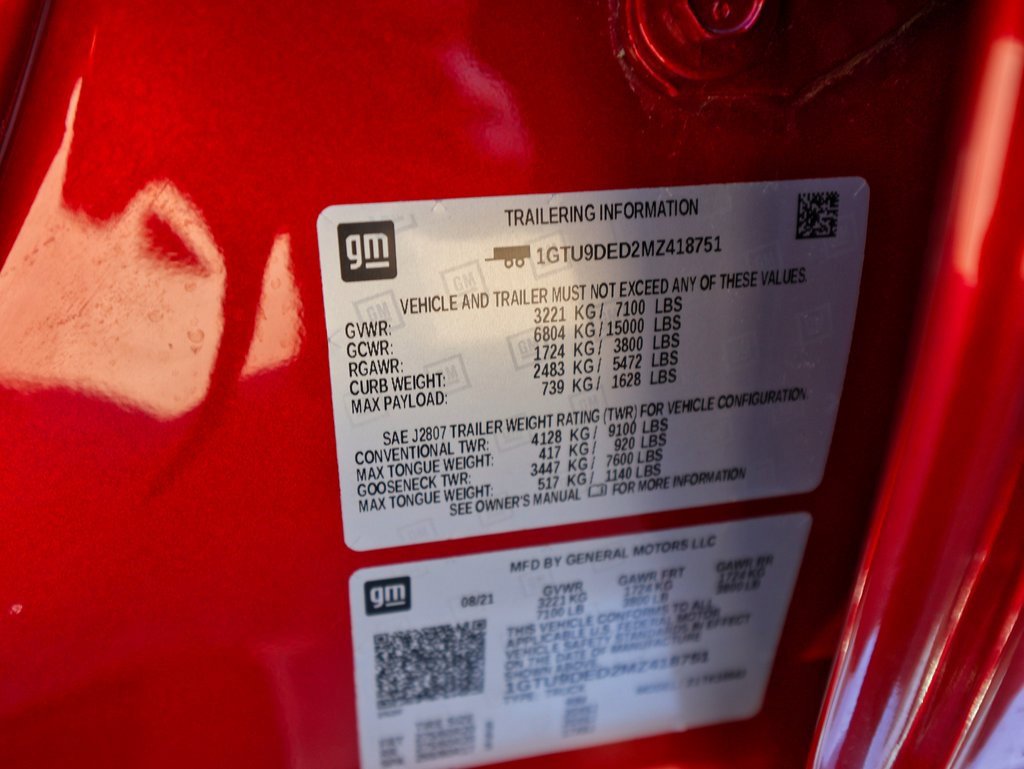 Certified 2021 GMC Sierra 1500 SLT w/ X31 Off-Road Package image 30