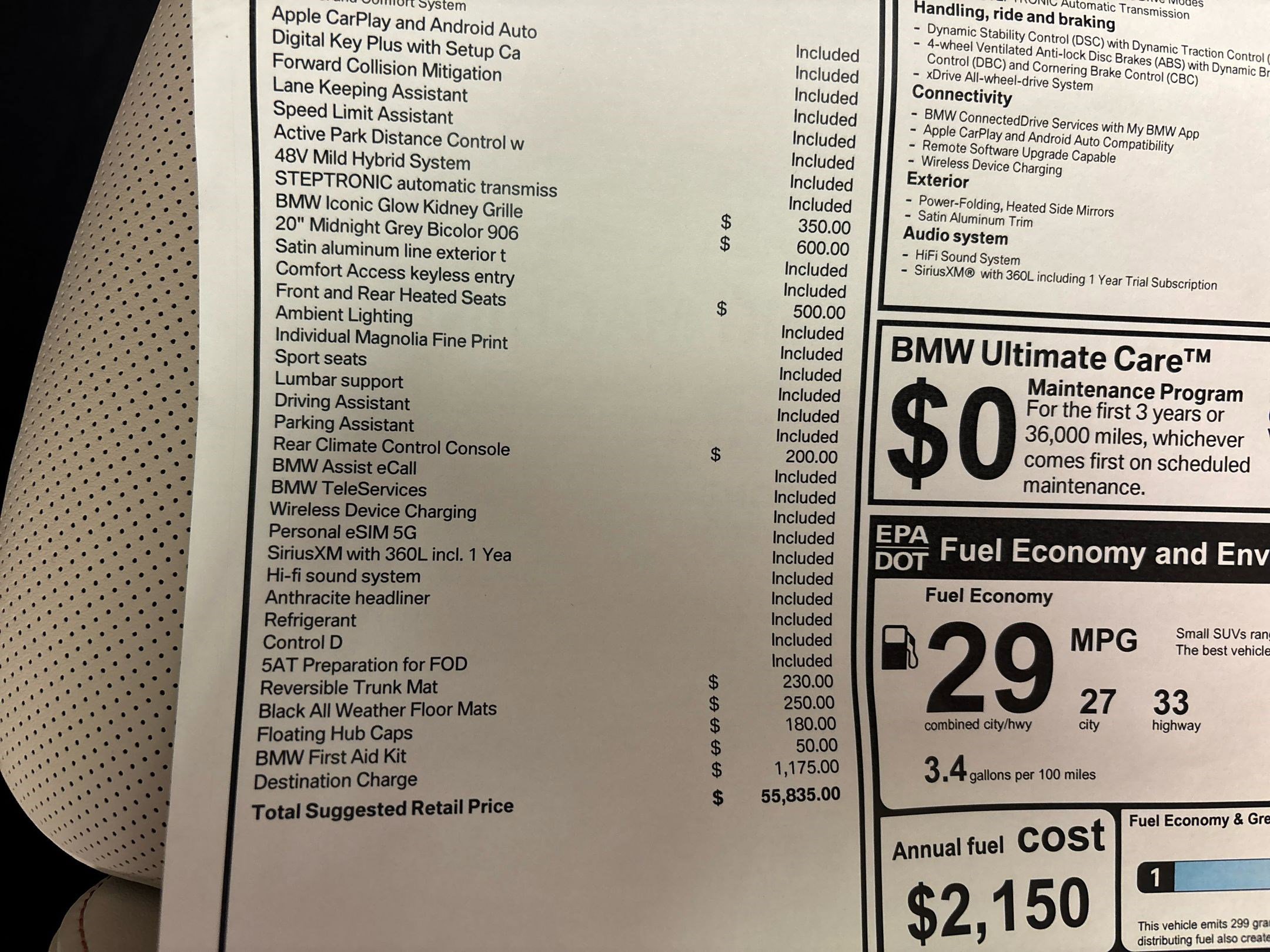 Used 2026 BMW X3 xDrive30 w/ Convenience Package image 35