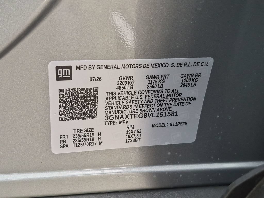 New 2027 Chevrolet Equinox RS w/ Safety and Technology Package AWD/4WD image 29