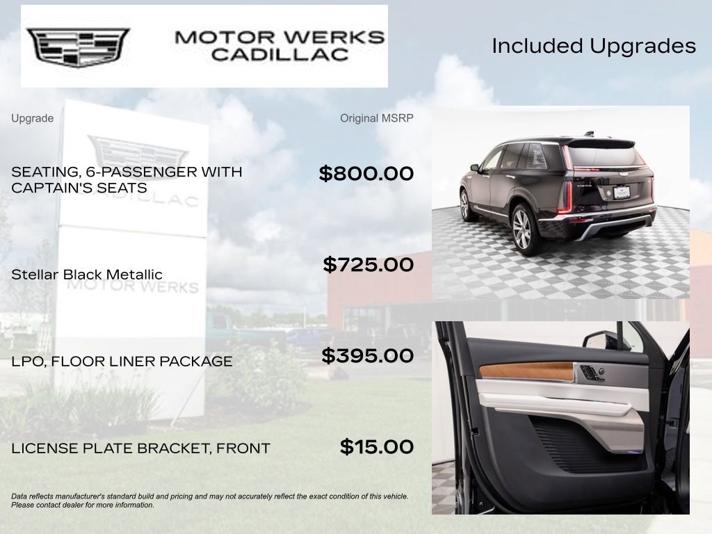 New 2026 Cadillac Vistiq Luxury w/ LPO, Floor Liner Package image 9