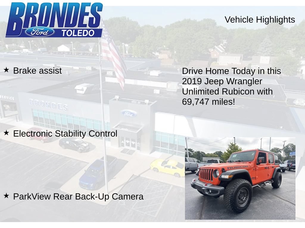 Used 2019 Jeep Wrangler Unlimited Rubicon AWD/4WD image 22