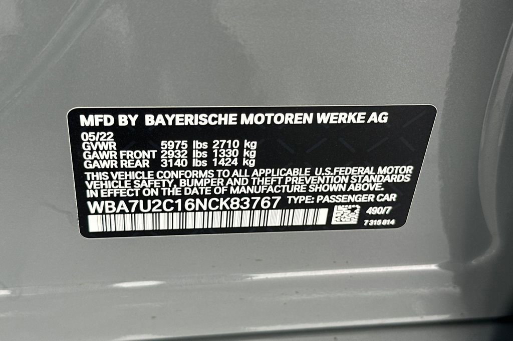 Used 2022 BMW ALPINA B7 xDrive w/ Luxury Rear Seating Package AWD/4WD image 35