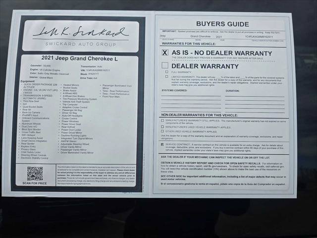 Used 2021 Jeep Grand Cherokee L Laredo AWD/4WD image 17