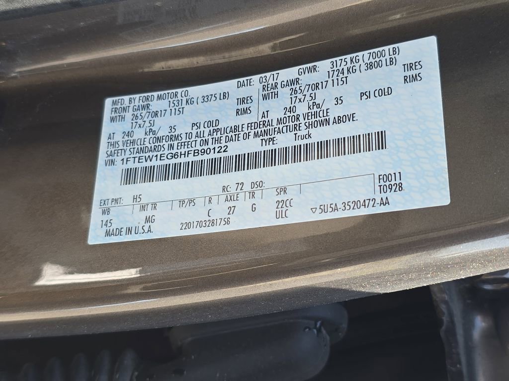 Used 2017 Ford F150 XLT AWD/4WD image 29