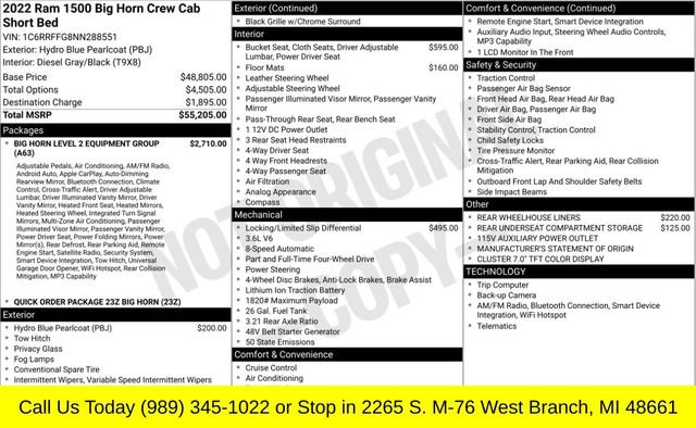 Used 2022 RAM 1500 Big Horn AWD/4WD image 11