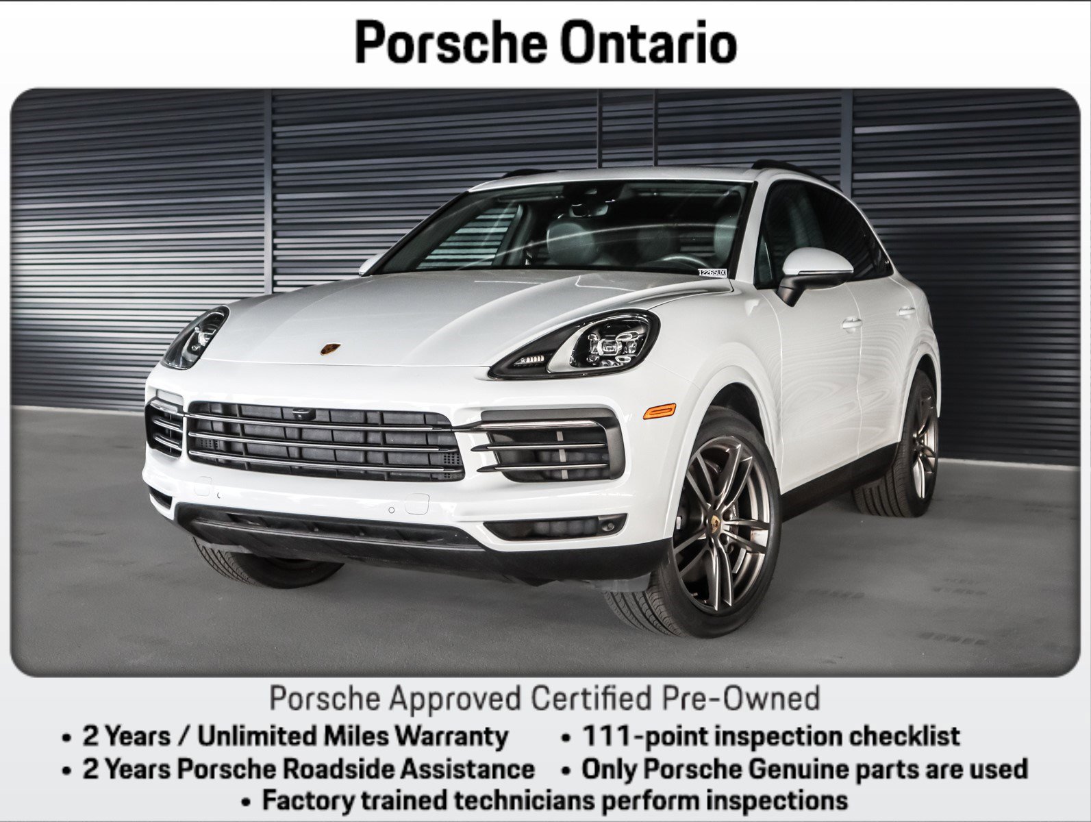 Certified 2022 Porsche Cayenne Platinum Edition