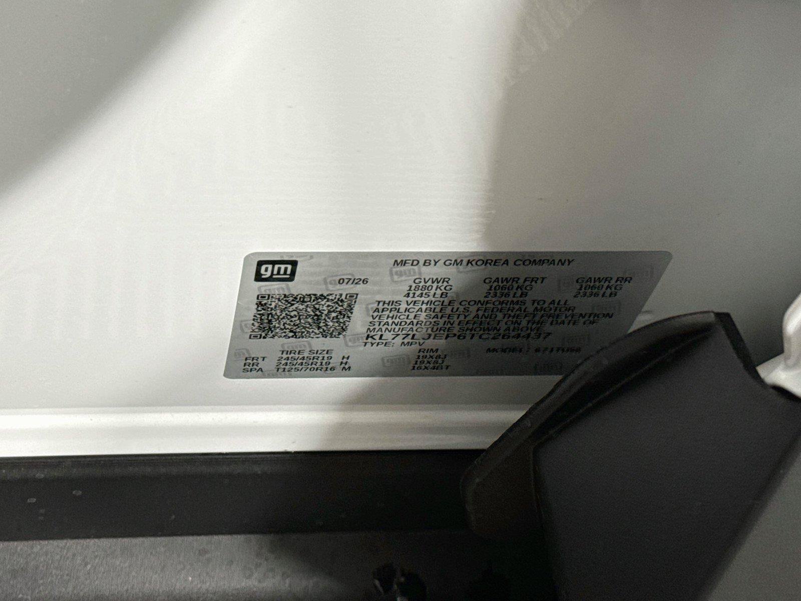 New 2026 Chevrolet Trax RS w/ Sunroof Package FWD image 24