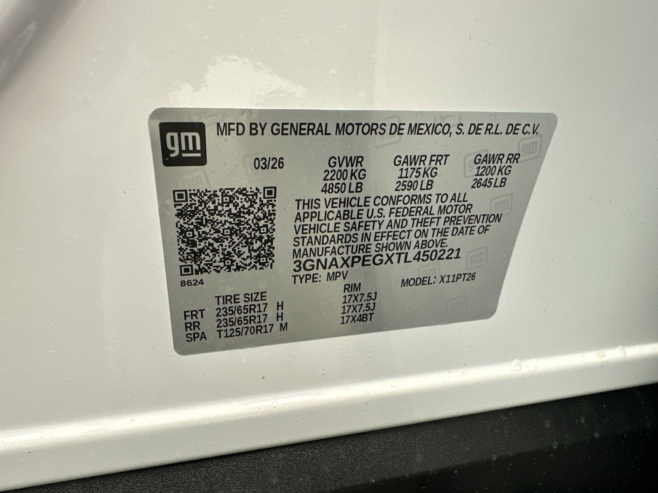 New 2026 Chevrolet Equinox LT image 19